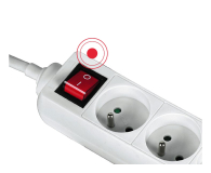 HAMA Listwa zasilająca Standard 3gn, 3m, biała - 1416389 - zdjęcie 5